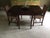 Vintage Brandt Mahogany Drop-Leaf Dining Table & Four Chairs With 21" Leaf and Custom Table Pads For Sale - Image 10 of 18