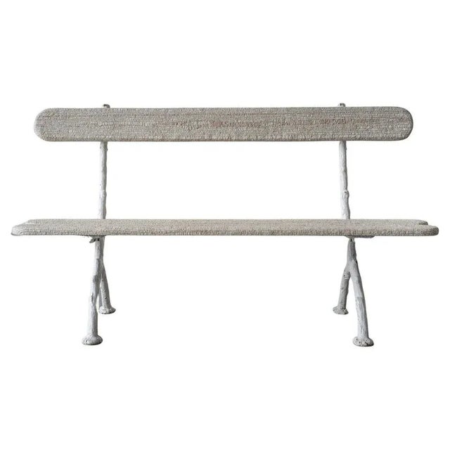 White Panchina Bianca Antique Bench by Yukiko Nagai For Sale - Image 8 of 8