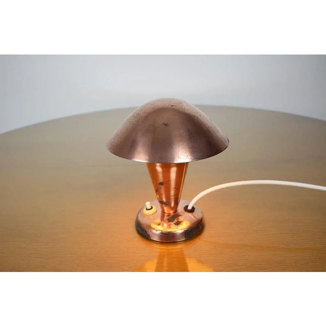 Metal Art Deco Chrome Bauhaus Table Lamps, 1930s For Sale - Image 7 of 12