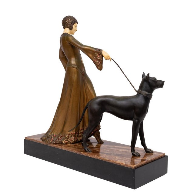 Metal Georges Gori, The Guardian, 1920s, Bronze For Sale - Image 7 of 18
