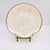 Contemporary Mid 20th Century Capiz Shell Scallop Shell Tray With Brass Trim Large 11" For Sale - Image 3 of 7