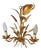 Vintage Metal Chandelier Lamp with Ears of Wheat attributed to Kogl Hans, 1970s For Sale