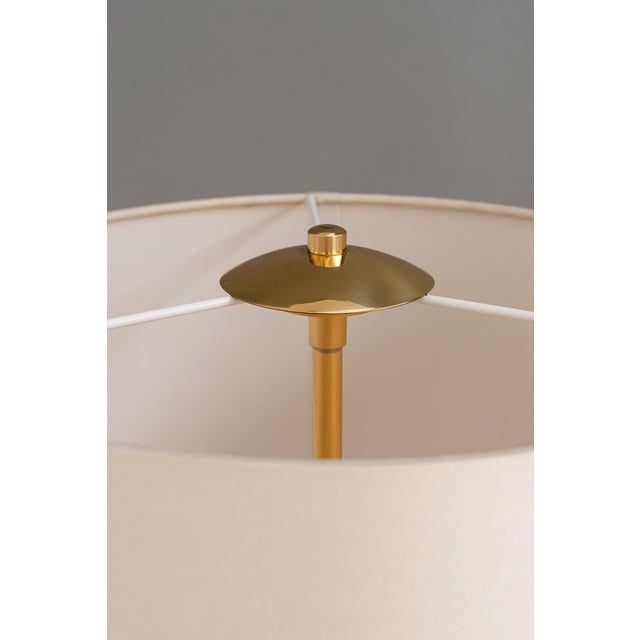 Beige Floor Lamp with Fabric Shade from Rupert Nikoll, Vienna, 1950s For Sale - Image 8 of 18