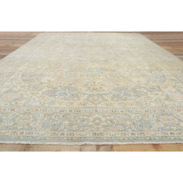 Vintage Persian Kashan Rug - 09'00 X 12'09 For Sale - Image 10 of 11