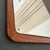 Brown Custom Modern Minimal Walnut Wall Mirror For Sale - Image 8 of 8