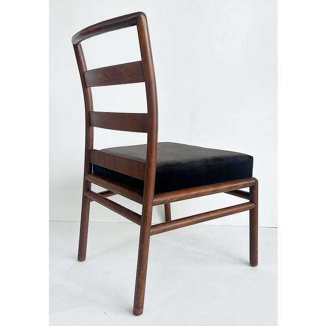 1950s Mid-Century t.h. Robsjohn-Gibbings #4209 Ladder-Back Chairs for Widdicomb For Sale - Image 5 of 13