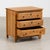 Antique pine nightstand or small chest of four drawers with clean lines. Note the natural wax finish that brings out the...