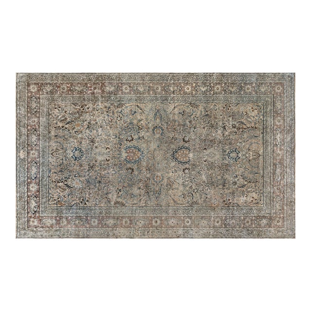 Authentic Early 19th Century Persian Meshad Rug For Sale