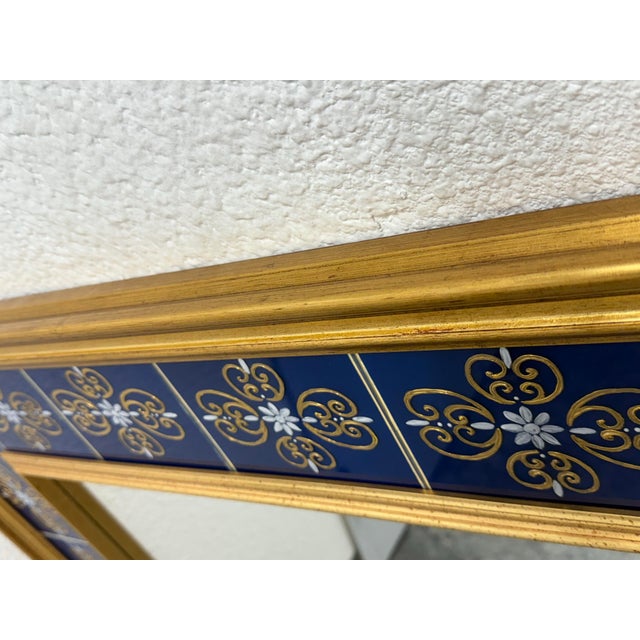 2000 - 2009 Signoretti Murano Glass + Gold Leaf Wall Mirror For Sale - Image 5 of 12