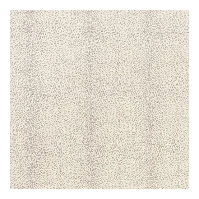 Sample - Schumacher Mini Leopard Fabric in Dove For Sale