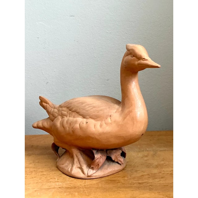 Vintage Italian Terracotta Duck For Sale - Image 9 of 12
