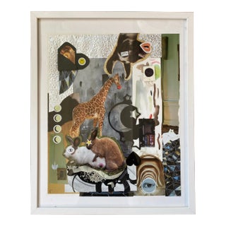 Original Mixed Media Collage "Springtime in New York" by Lee Ten Hoeve For Sale