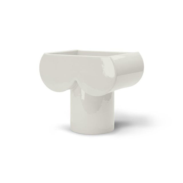 Ceramic Cnosso Iridescent Black Ceramic Vase by Kazuhide Takahama for Cassina For Sale - Image 7 of 9