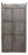 Antique Indian Bleached Teakwood Carved Door For Sale