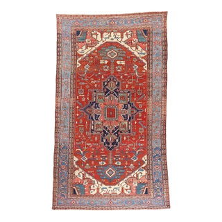 Late 19th Century Persian Serapi Rug, 10'09 X 18'10 For Sale