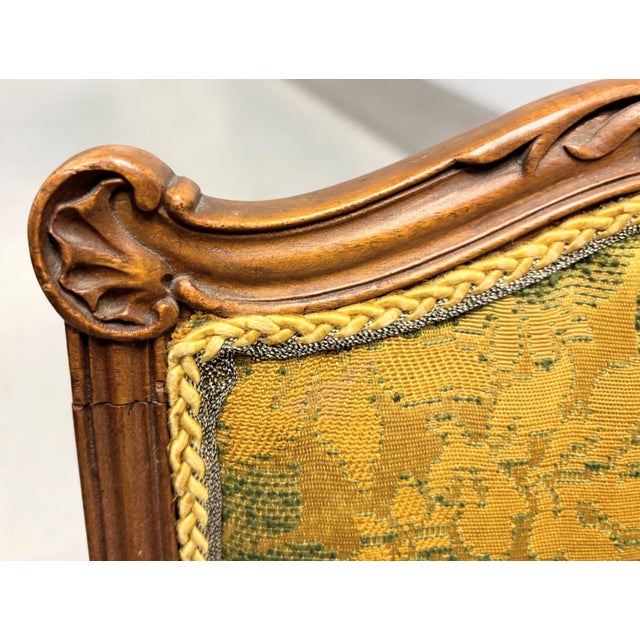 Antique Rococo Revival Salon Chairs — Matching Armchair and Side Chair, Circa 1900 For Sale - Image 18 of 18