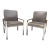 Mid Century Modern Harvey Probber Style Chairs Newly Reupholstered - Pair For Sale
