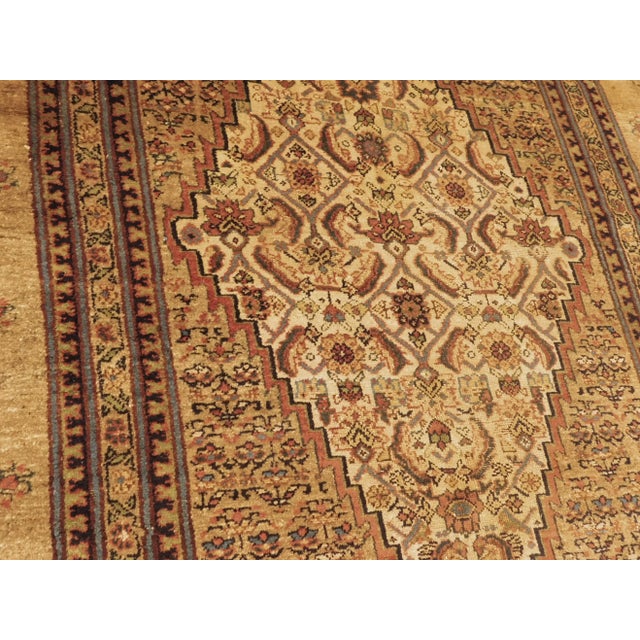 Textile Antique Persian Gallery Sie Rug- 4′10″ × 10′5″ For Sale - Image 7 of 13