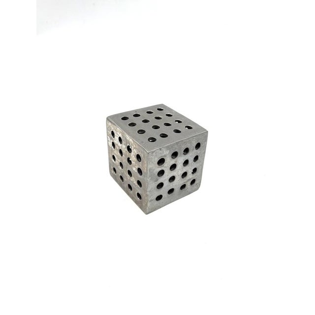 Danese Space Age Metal Die attributed to Danese, Italy, 1960s For Sale - Image 4 of 13