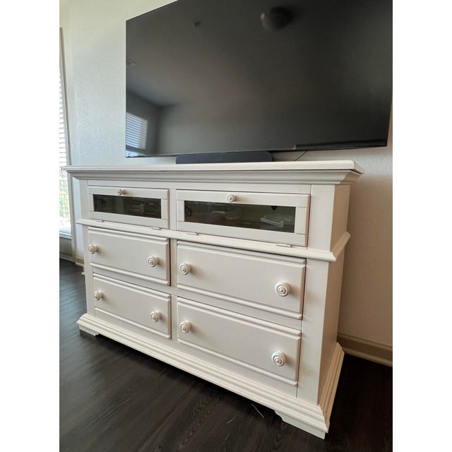 Shabby Chic Media/Entertainment Console For Sale - Image 3 of 17