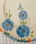 Rare-hard-to-find Swinnertons c.1930 art deco blue “Ivory” pattern 8” desert or salad plates, in excellent condition with...