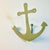 1970s Vintage Nautical Coastal Arts & Crafts Cast Iron Anchor Wall Hook For Sale - Image 11 of 11