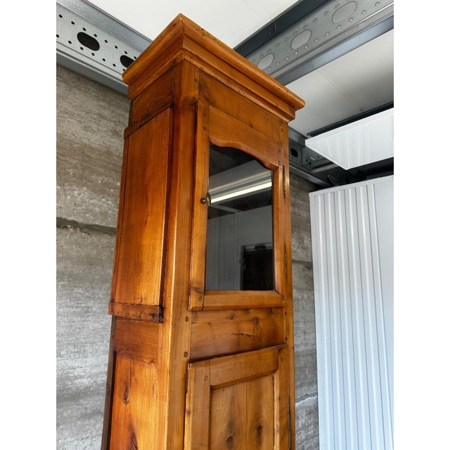 Antique Early 19th Century French Cherrywood Grandfather Clock Case For Sale - Image 11 of 18