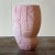Light Pink Vintage Signed Modernist Geometric Ceramic Vase For Sale - Image 8 of 14