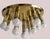 Art Deco Style Brass 13-Light Ceiling Light from TZ Leuchten, Germany, 1980s For Sale - Image 4 of 12