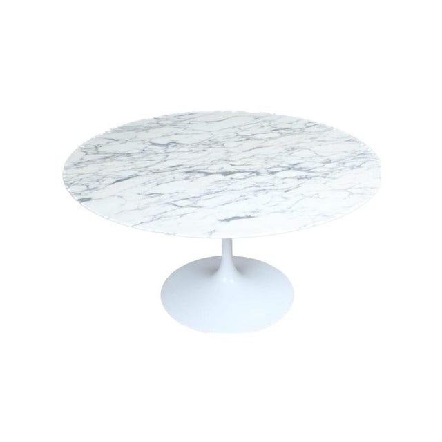 1990s Table Model Tulip Arabescato by Eero Saarinen for Knoll International, 1990 For Sale - Image 5 of 5