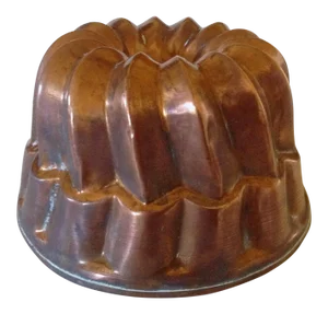 Hammered Copper English Pudding Mold