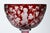 19th Century Cranberry Cut and Engraved Glass Chalice With Twist Knop Stem For Sale - Image 9 of 10