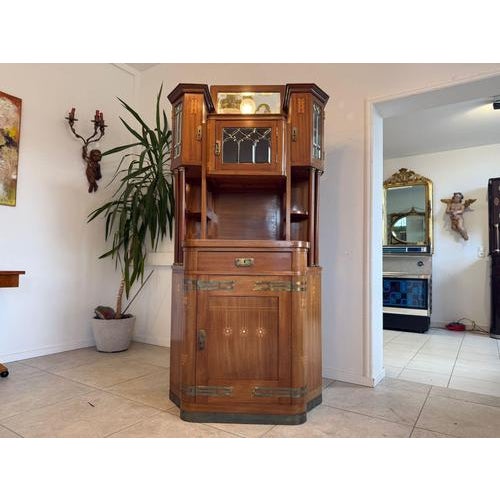 Art Nouveau Columned Cabinet, 1890s For Sale - Image 14 of 14