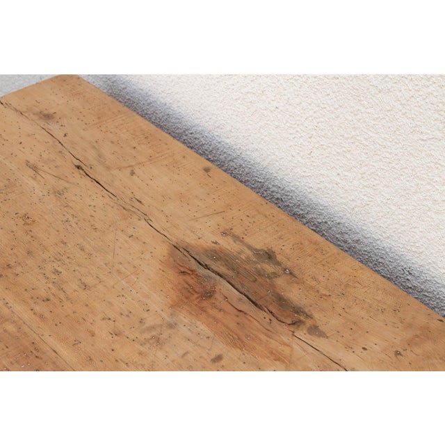 1800's English Sycamore Coffee Table W/ 1 Drawer For Sale - Image 4 of 11