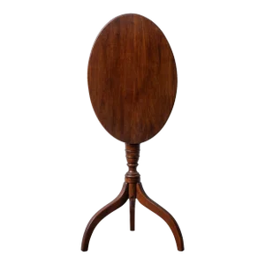 A Federal Style Cherry Spider Leg Candlestand