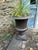 Metal 1990s Estate-Sized Cast Metal Garden Urns, A Pair For Sale - Image 7 of 12
