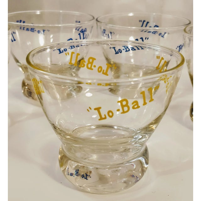Mid 20th Century Vintage "Lo-Ball" Cocktail Glasses - Set of 7 For Sale - Image 5 of 10