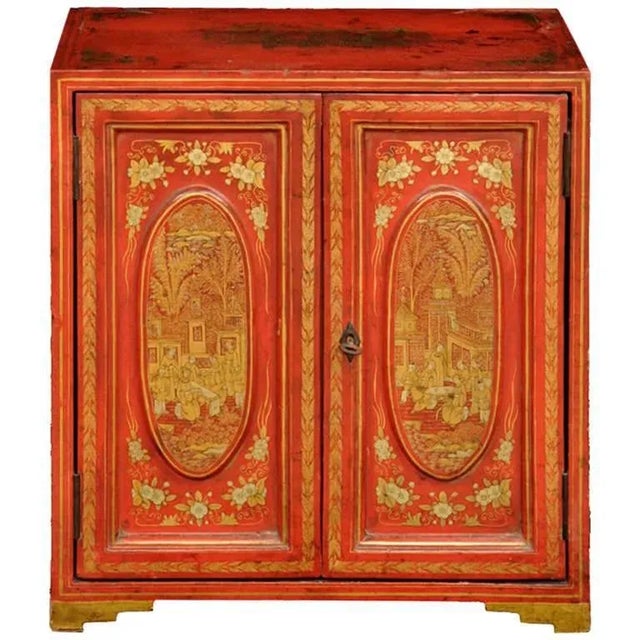 Chinese Export Miniature Cabinet Jewelry Box For Sale - Image 11 of 11