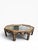 Baker Furniture Company 1980s Vintage Baker Furniture Chinoiserie Octagonal Glass-Top Coffee Table With Floral Hand-Painting For Sale - Image 4 of 13