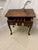 Brown Antique Victorian Georgian Style Oak Lowboy, 1860 For Sale - Image 8 of 11