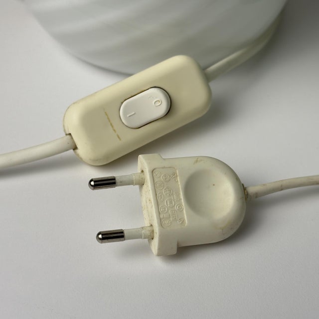 Vintage Swirl Murano Glass Table Lamp, 1970s For Sale - Image 13 of 14