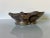 Vintage Brown Glazed Abstract Pottery Bowl For Sale - Image 11 of 13