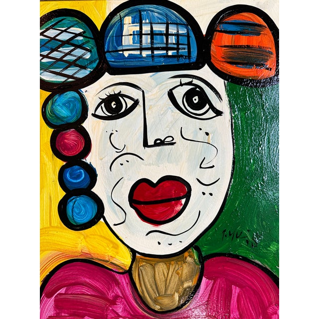 Peter Keil 1970 Original Peter Keil Painting Framed For Sale - Image 4 of 6