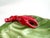 A wonderfully sculptural set of five circa 1950 Lobsterware plates by Brad Keeler Artwares of Los Angeles, California....