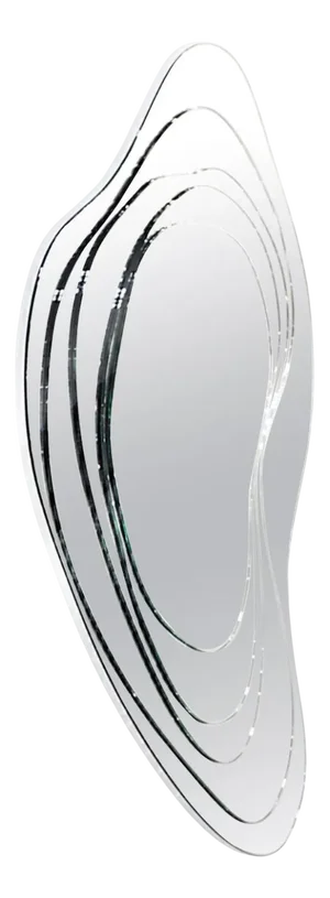 Livelli 1750 Wall Mirror with White Colored MDF by Barberini & Gunnell