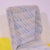 Light Patterned Fabric Armchair with Wooden Legs and Tips For Sale - Image 3 of 11