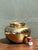 Vintage Hammered Brass Vase For Sale - Image 12 of 16