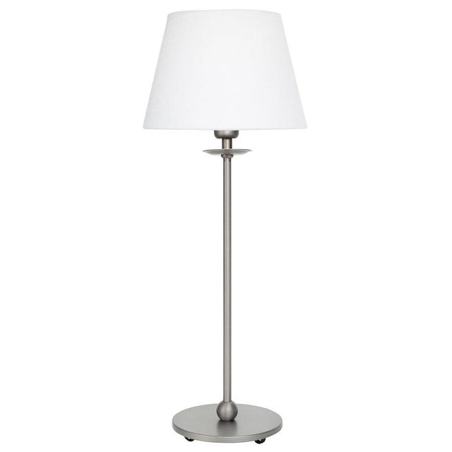Silver Small Brushed Steel Table Lamp from Konsthantverk For Sale - Image 8 of 8