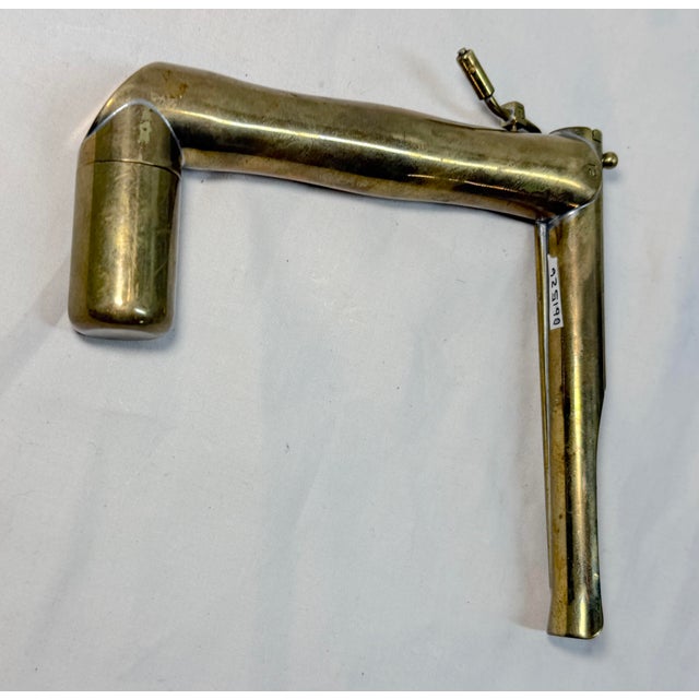 This rare antique bronchoscope medical tool from the 1920s is a valuable collector's item for those interested in the...