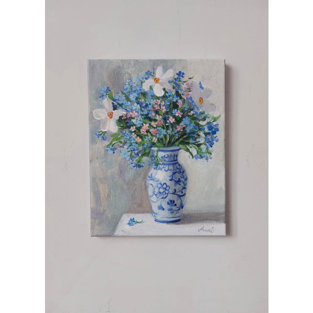 Anna Silabrama, Harmony in Bloom, 2025, Acrylic Painting on Canvas For Sale - Image 6 of 9